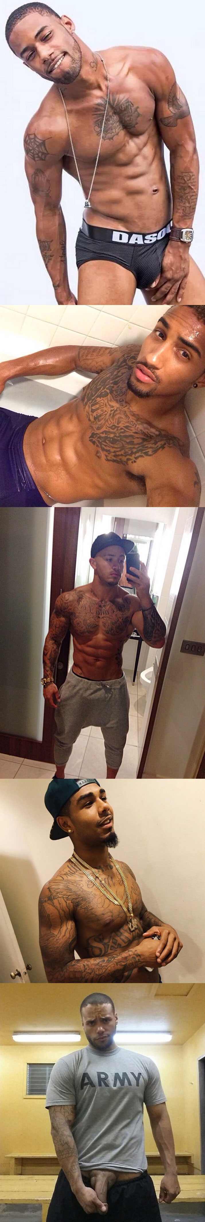 Hot inked black guys